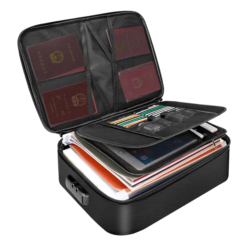SafeGuard Fireproof Document Organizer — material close-up
